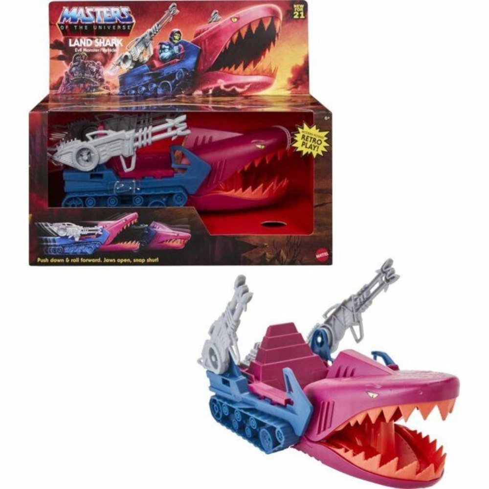 Masters Of The Universe Land Shark Evil Monster Vehicle